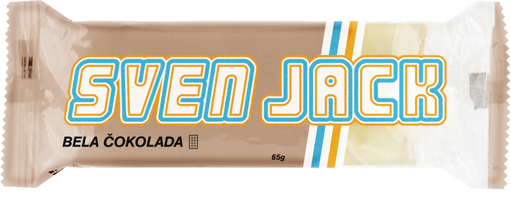 Sven Jack 65g | Bela čokolada | Ovseni Bar